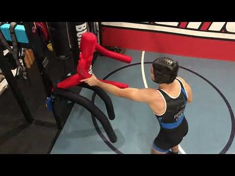 Best Wrestling Dummy Training Ever!