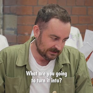 Luke's eighties-tastic tribute to their mum... made from their mum's wedding dress! | The Great British Sewing Bee