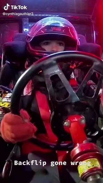 CRASH with inside view! #crash #sendit #backflip #monstertruck #gopro