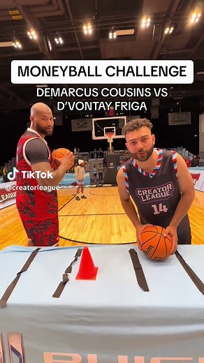 The most COMPETITIVE game of moneyball ever! 🔥 #dvontayfriga #moneyball #demarcuscousins #basketball #foryou @Dvontay Friga @Boogie Cousins