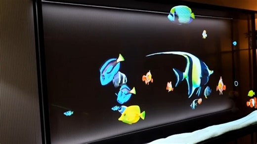 LG unveils a transparent TV