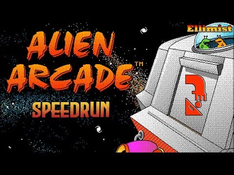 Alien Arcade Windows 3.1 Speedrun - 1P - All Levels WR