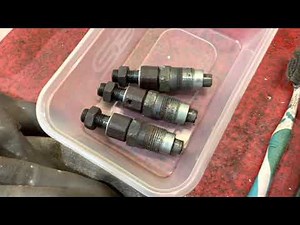 Cleaning 1KZ-TE Diesel Injectors for a Toyota Land Cruiser Prado