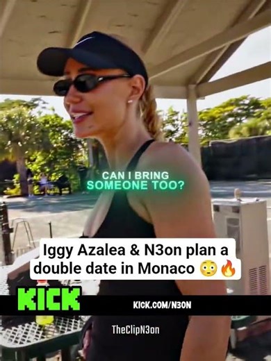 Iggy Azalea & N3on plan a double date in Monaco 😳🔥 #n3on