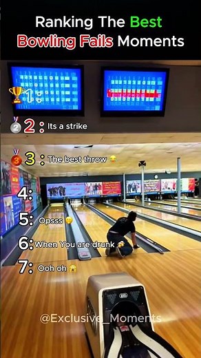 Ranking The Best Bowling Fails Moments 🎳