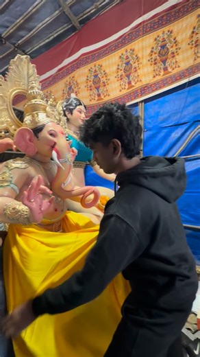 basani drapery arts08 | Drapery work for @thanyachaadhipati ❤️ @mitesh__pevekar . . . . . #bappamajha #bappamoraya #bappamajhamumbai #ganpati #maghi | Instagram