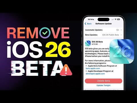 How to Remove iOS 26 Beta (Full Guide) | Uninstall iOS Beta Update Easily