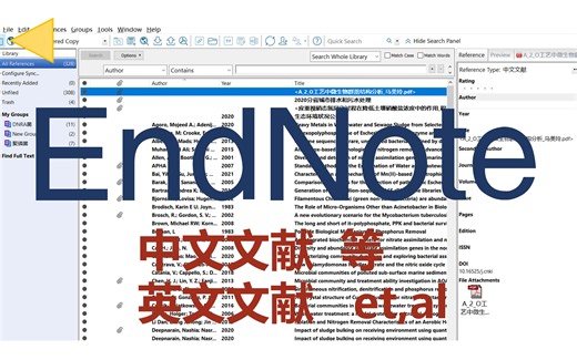 EndNote 中英文参考文献设置 中文文献作者后加等 英文文献作者后加 et,al-Effortlll-论文-哔哩哔哩视频
