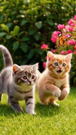 Cute Kittens Playing Together 🐱💛 #shorts #cute #kittens #viral #animals