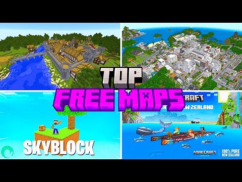 BEST Free Minecraft Marketplace Worlds! (Maps)