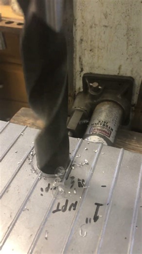Drill Demo 80 RPM 1 9/64" for 1" NPT TSU