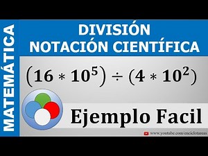 División en NOTACIÓN CIENTÍFICA