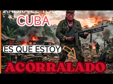ACORRALAN a Trump. Se Escuchó Clarito: ¡RETIRADA !. Y Ahora CUBA?."#ansiedad