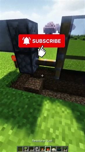 🚪 How to Make an Automatic Door in Minecraft! #minecraft #minecraftbuild #minecraftshorts
