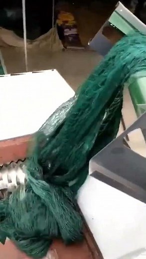 Shredding machine Plastic net weaving net pp fishing net efficient shredder