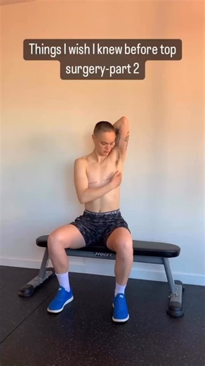 Mal | Top Surgery (P)Rehab on Instagram: "reposting this from almost 4 years ago🤯 i honestly can’t believe it’s been that long. i was about 8 weeks post-op in this video (just a babyyyyy)…now im almost 4 years post-op!!! wild how fast time goes. top surgery programs are 30% off until jan 1st! #topsurgeryexercises #posturecorrection #topsurgery #queerentrepreneurs #transhealth"