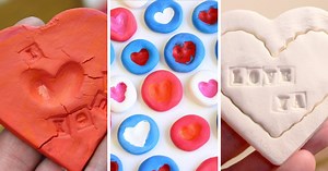 Easy DIY Fingerprint Heart Magnets