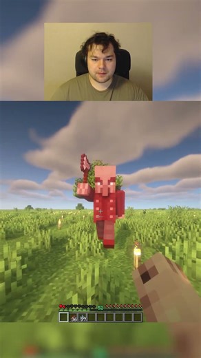 Killing an vindicator unarmed in minecraft day 26 #shorts #viralshorts