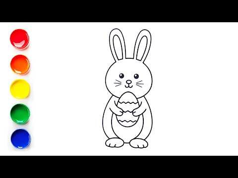 Bunny Coloring Tutorial for Beginners | Brush Coloring Guide