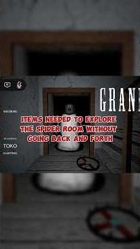 Granny (Roblox) - Explore the Spider Room/Eksplor Ruang Laba-Laba #roblox #granny #horor #game