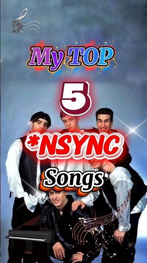 My Top 5 NSYNC Songs of All Time 💿✨ #NSYNC #90sPop #Shorts