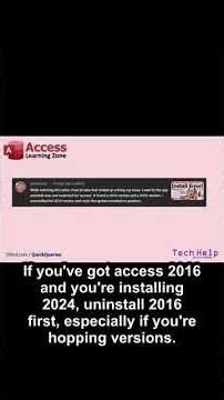 Old Office Installs Break New Access Versions
