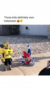1.8M views · 108K reactions | These kids just redefined Halloween!  Their Transformer costumes don’t just look amazing—they actually transform! Talk about dedication to the craft. Optimus Prime could never. ️ #reels #halloween #transformers #viralvideo #costumeideas #funny #explore | Animals World | Facebook