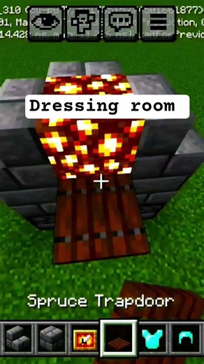 dressing 👗room for minecraft #tun fleet 🧿💀🗿🔥💜👿👍🏼🙏🏼❤️