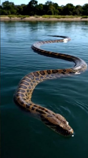 I Found The World's Largest Water Snake#shortvideo