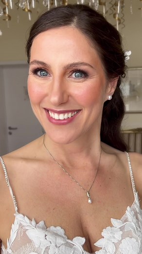 Natürliches Braut Make-up für die Hochzeit von Christina