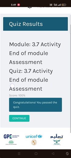 Module 3.7 Activity End of module Assessment