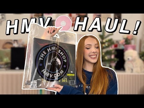 First Vinyl Haul for 2026! December Vinyl Shopping in HMV! 💿