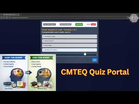 How to Access CMTEQ Quiz Portal