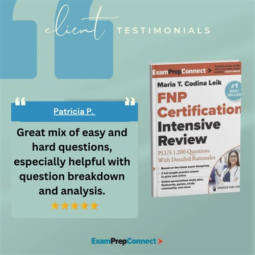 Preparing for your FNP boards?  The FNP Certification Intensive Review is trusted by students for its structured approach, in-depth content, and proven exam strategies. Equip yourself with the tools you need to study smarter, build confidence, and succeed on exam day.  Get your copy here: https://hubs.li/Q03FhLCv0 #FNPExam #NursePractitioner #ExamPrep #NursingEducation #CertificationSuccess #SpringerPublishing | Springer Publishing | Facebook