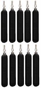 Reaction Tackle- Lead Drop Shot Weights - dropshot sinkers, 1 oz, 10pk - Black