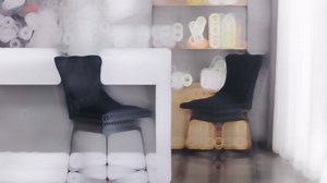 27” Swivel Counter Stools, Modern Upholstered Velvet Counter Height Bar stools Tufted Back Bar Chairs with Solid Wood Legs for Kitchen lsland Dining Room Bar Coffee Shop(Set of 4,Velvet Black)