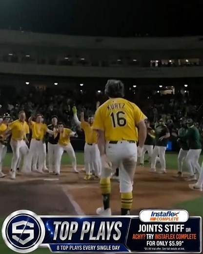 MLB Top Plays (pt 374): Nick Kurtz Walk Off HR vs Astros #athletics #mlb #baseball #topplays