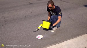 1.3M views · 143 reactions | In this video Nate shows us how to build our very own air vortex cannon, which can blast smoke rings up to 30 feet away! | The King of Random | Facebook