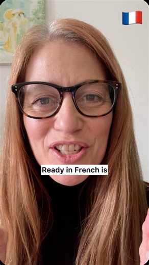 #howtosayreadyinfrench 🇫🇷 Speak better French now! Ready - Prêt(s) / Prête(s) I’m ready - Je suis prêt(e) Are you ready? Tu es prêt(e) ? Vous êtes prêt(e)(s) ? Prêt à manger 🥙🥪🥤- Ready to eat (you hear the t because the next letter is a vowel) Prêt-à-porter (la mode) - Ready to wear (fashion) 👗 To get (oneself) ready (to do something) - S’apprêter à (faire quelque chose) this is quite fancy French The everyday way is to use - se préparer Je me prépare et j’arrive - I’m getting ready and I’