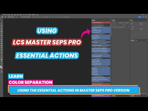 How to Use the Essential Photoshop Actions for Screen Printing | LCS Master Seps Pro Tutorial Pt.2