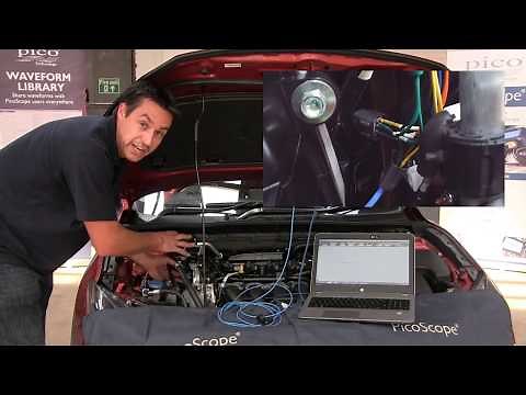 PicoScope's 6-Way Premium breakout lead - Air fuel sensor