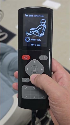how to access settings and menu on the rejuv massage chair