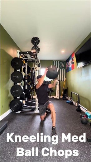 Constraints Led Approach to Cutting: General Physical Prep: Kneeling Med Ball Chops