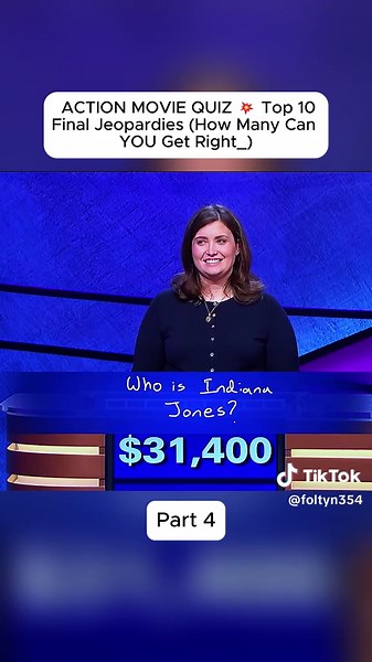 Top 10 Movies Quiz: Jeopardy Final Challenge!