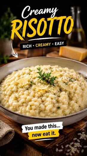 You Made This… Now Eat It | Creamy Risotto Recipe 🍚🇮🇹🇮🇹#shots