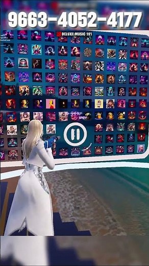 BEST 1V1 MAP WITH MUSIC IN #fortnite | DELUXE MUSIC 1V1 125+ SONGS