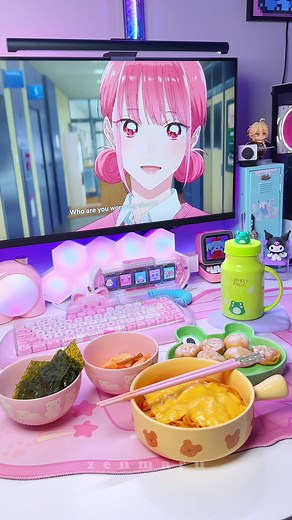 Kawaii Snacks ASMR Dinner in a Convenient Store Style