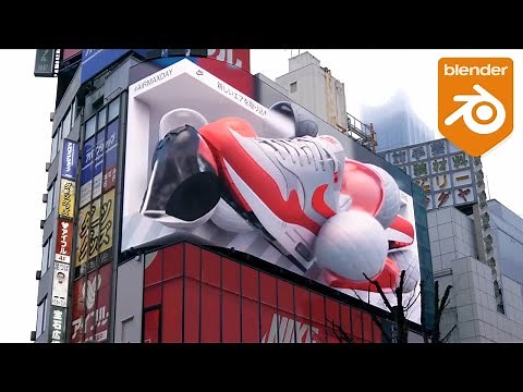 How to Create a 3D Anamorphic Screen Animation in Blender (Tutorial)