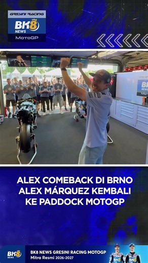 ALEX MARQUEZ COMEBACK DI BRNO! 🏍️🔥Alex Márquez akhirnya kembali ke paddock