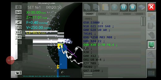 cnc simulator入门之范例的运行